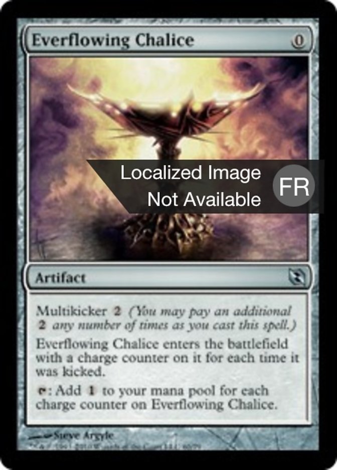 Calice toujours ruisselant