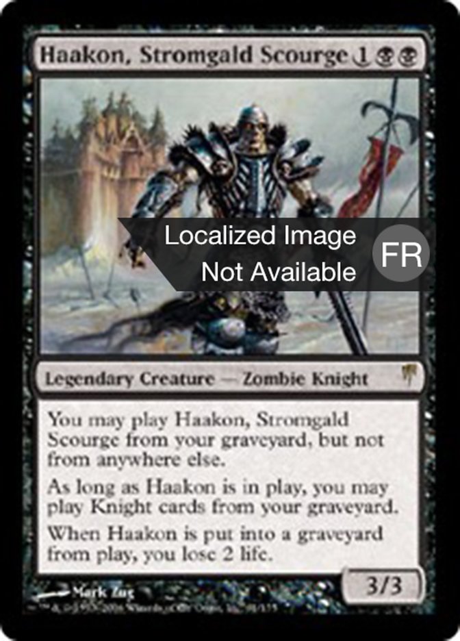 Haakon, plaie de Stromgald