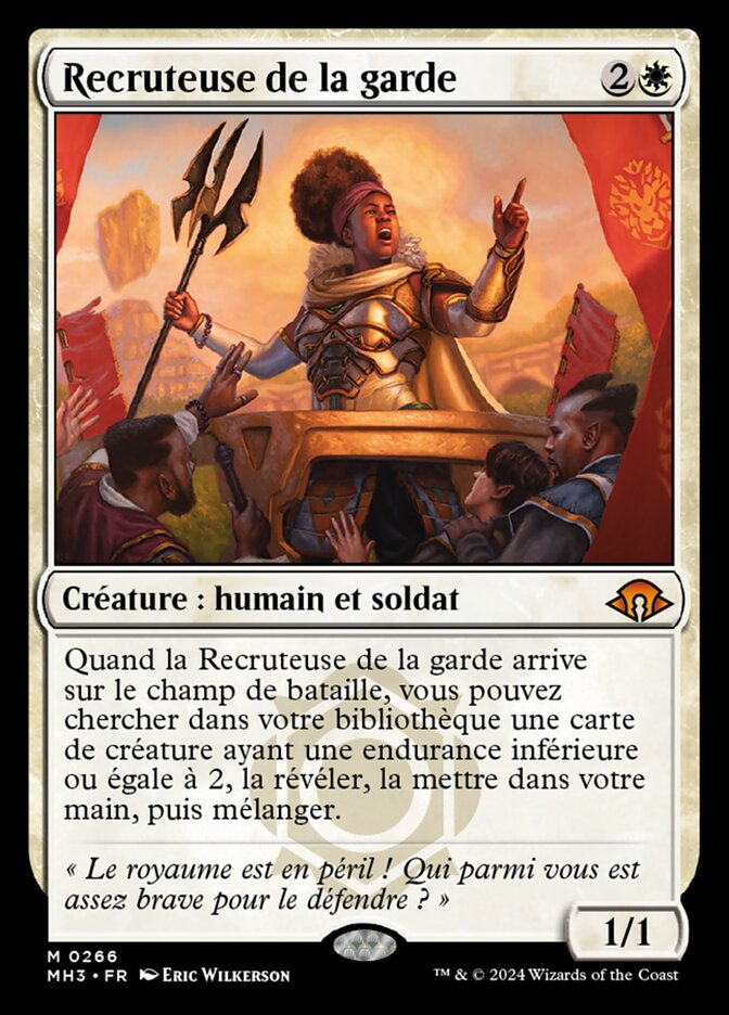 Recruteuse de la garde