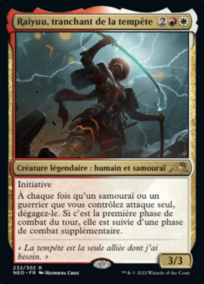 Raiyuu, tranchant de la tempête