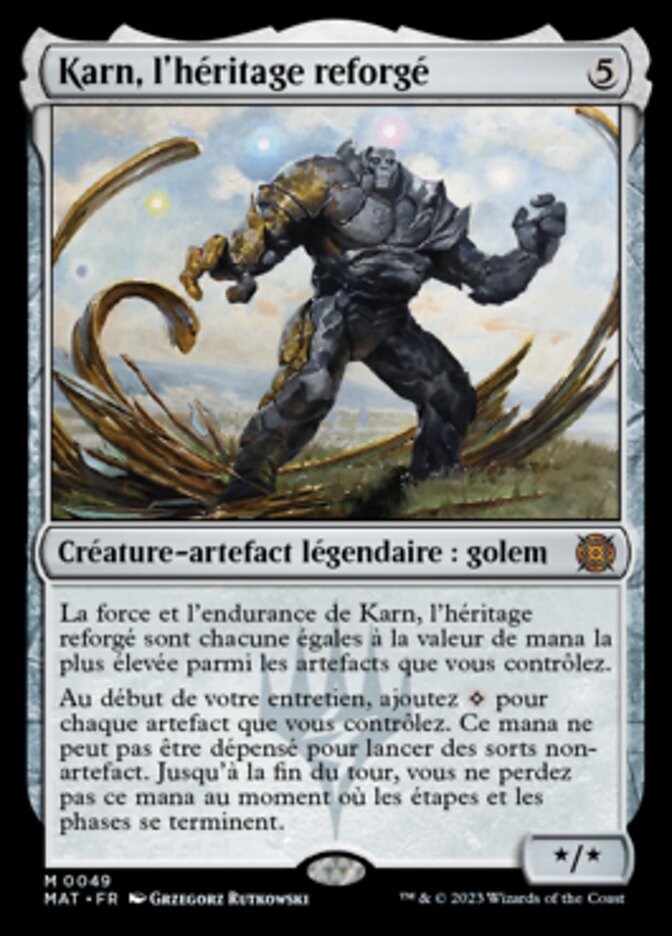 Karn, l'héritage reforgé