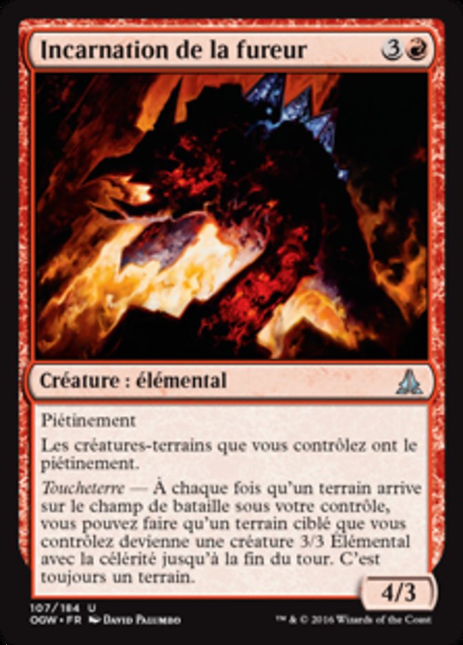 Incarnation de la fureur