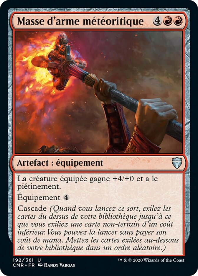 Masse d'arme météoritique