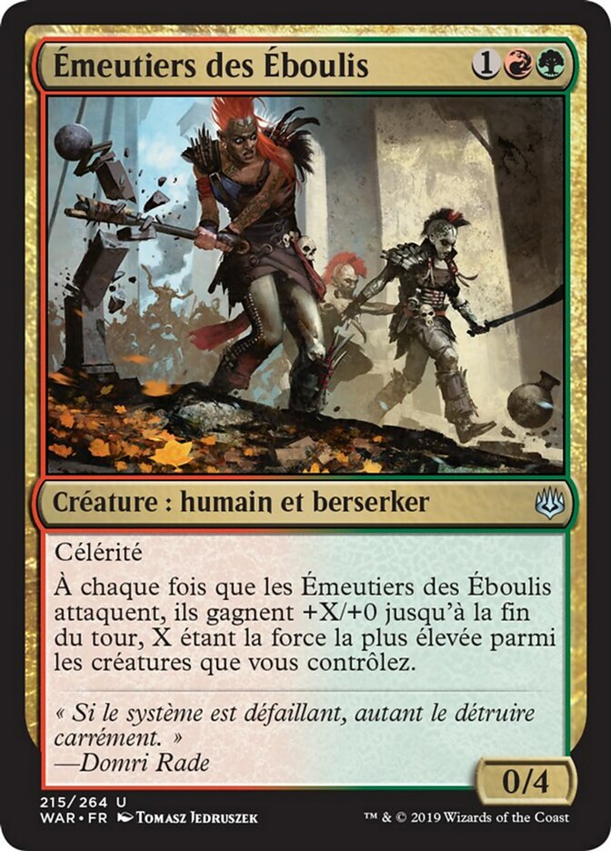 Émeutiers des Éboulis