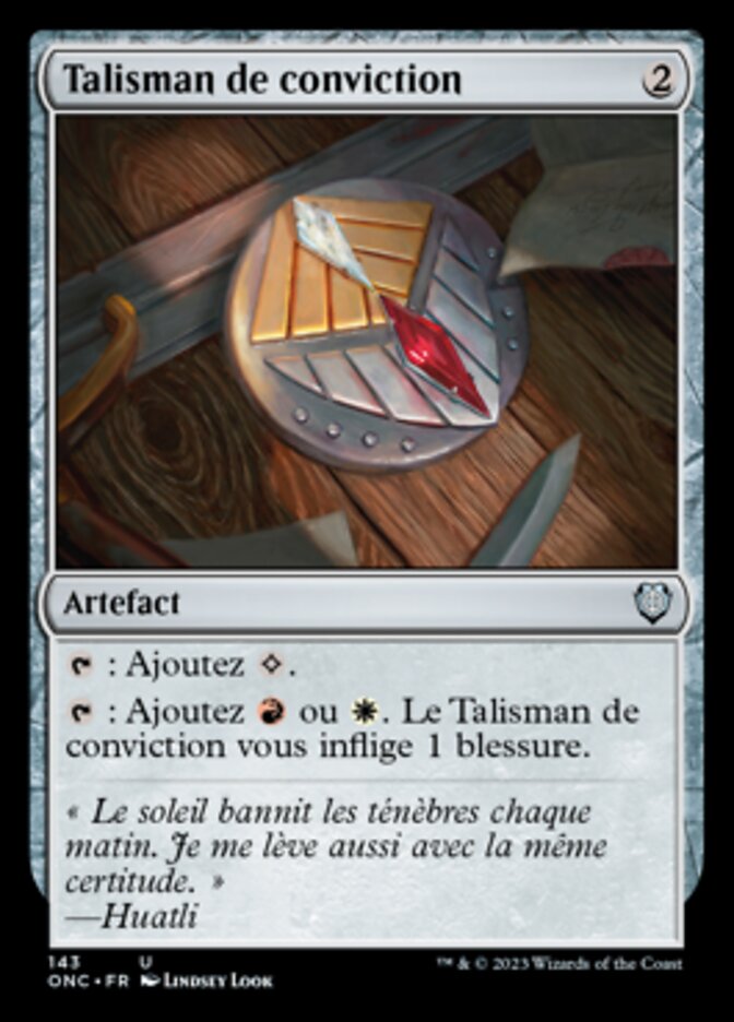 Talisman de conviction
