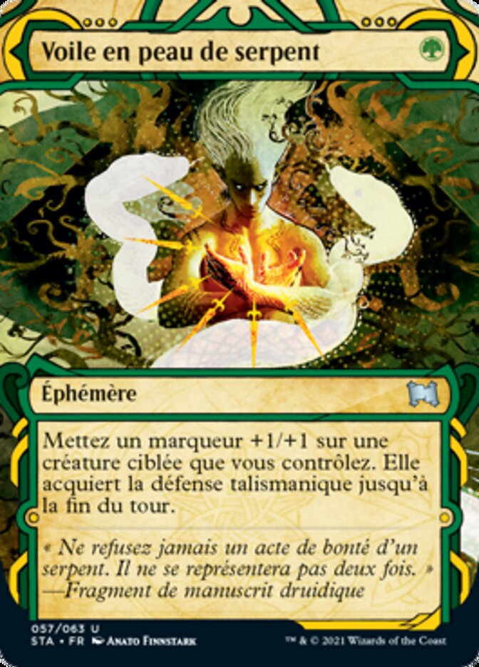 Voile en peau de serpent