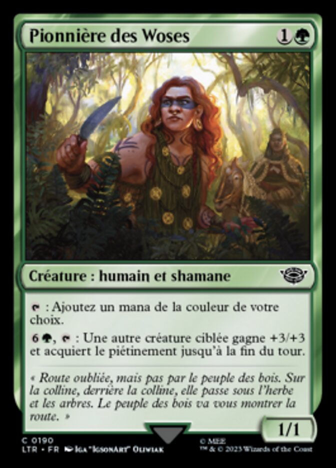 Pionnière des Woses