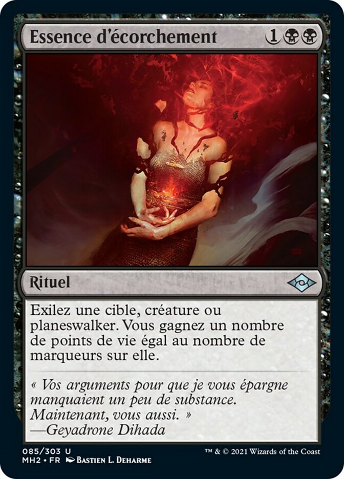 Essence d'écorchement