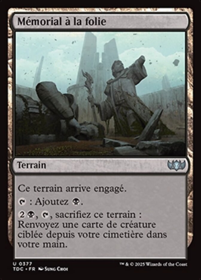 Mémorial à la folie