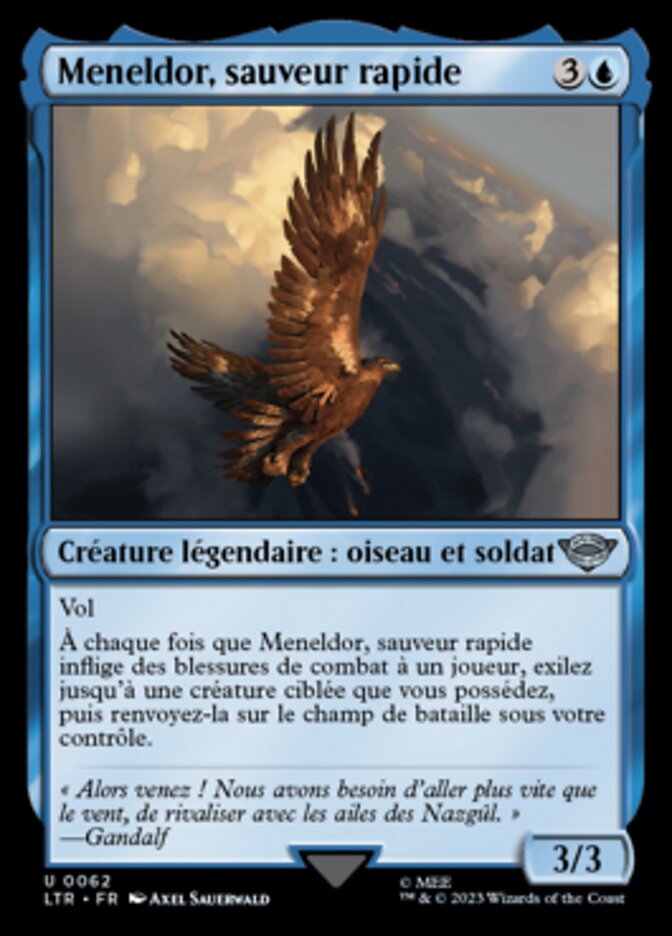 Meneldor, sauveur rapide
