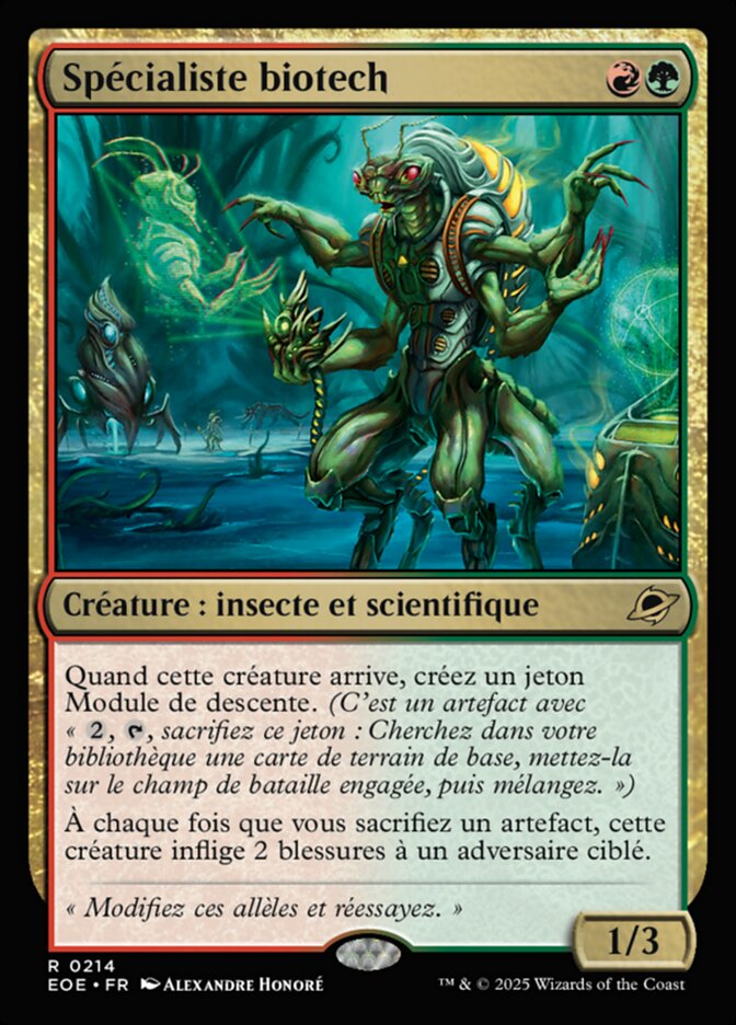 Spécialiste biotech