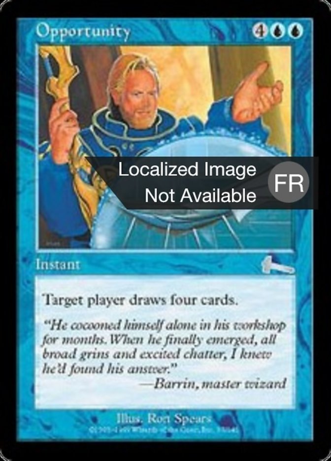 Occasion inespérée