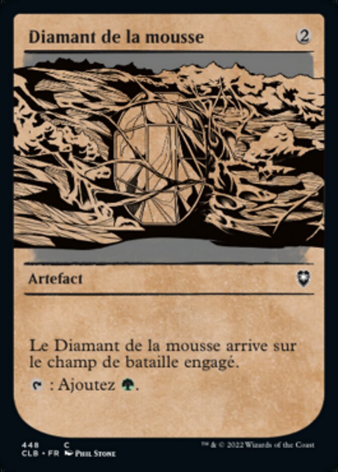 Diamant de la mousse