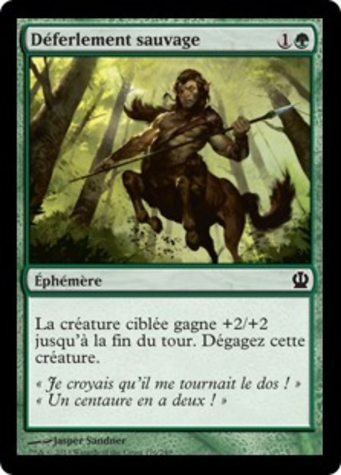 Déferlement sauvage