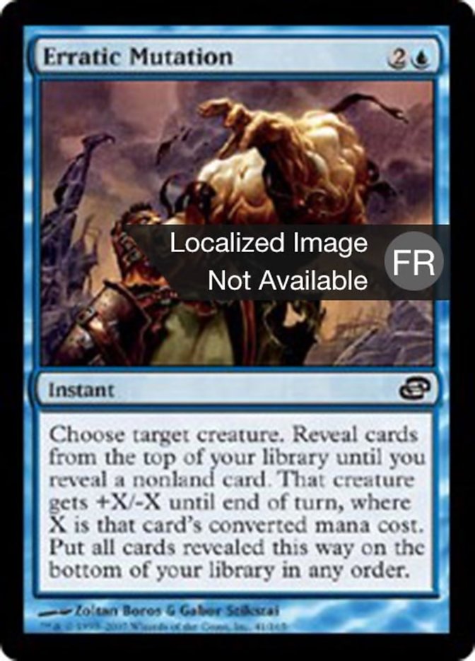 Mutation imprévisible