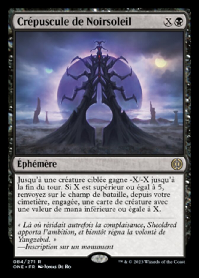 Crépuscule de Noirsoleil