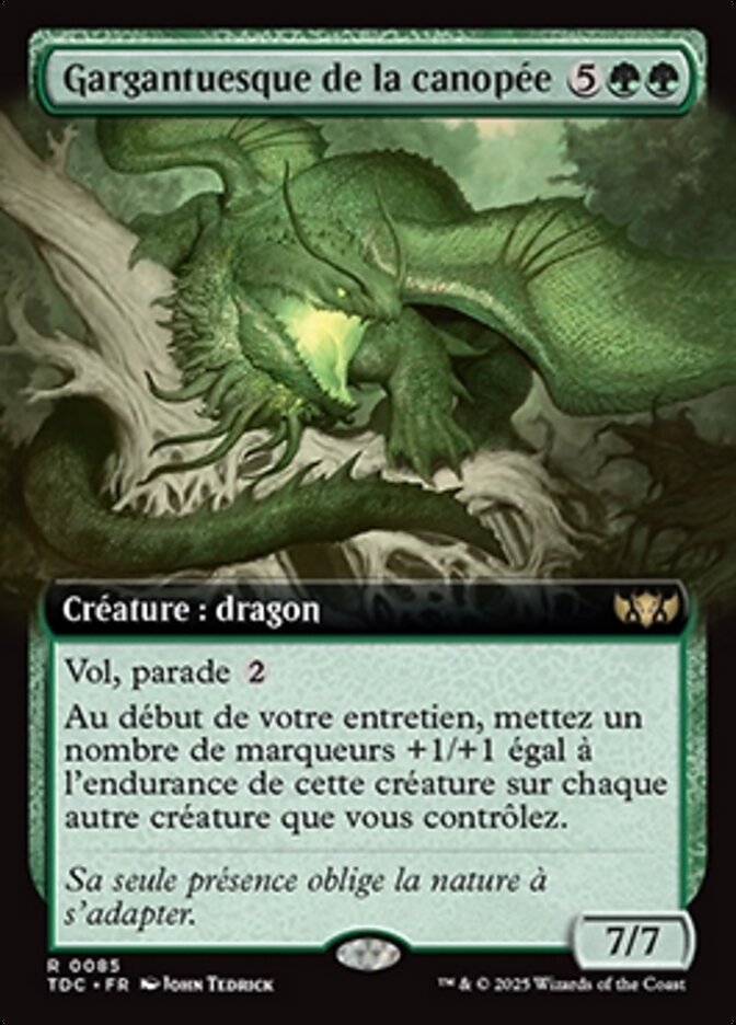 Gargantuesque de la canopée