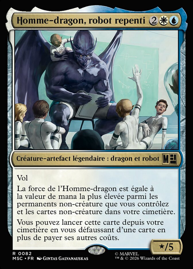 Homme-dragon, robot repenti