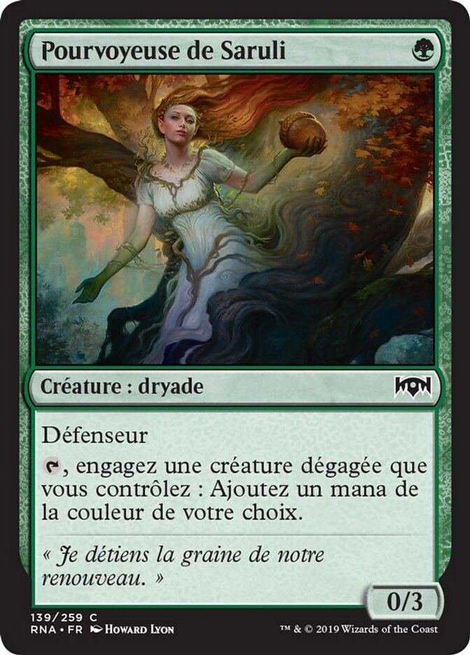 Pourvoyeuse de Saruli