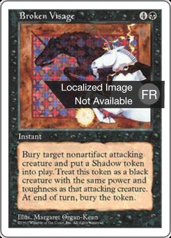 Visage brisé