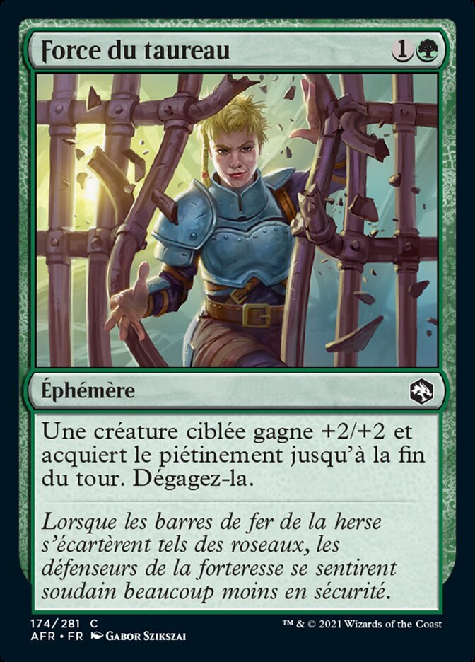 Force du taureau