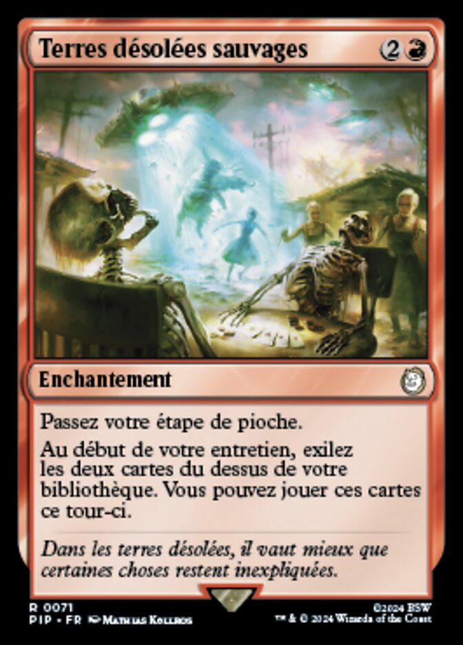 Terres désolées sauvages