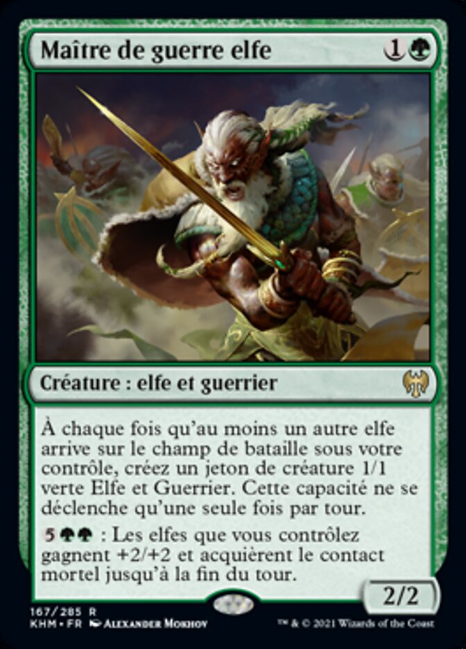 Maître de guerre elfe