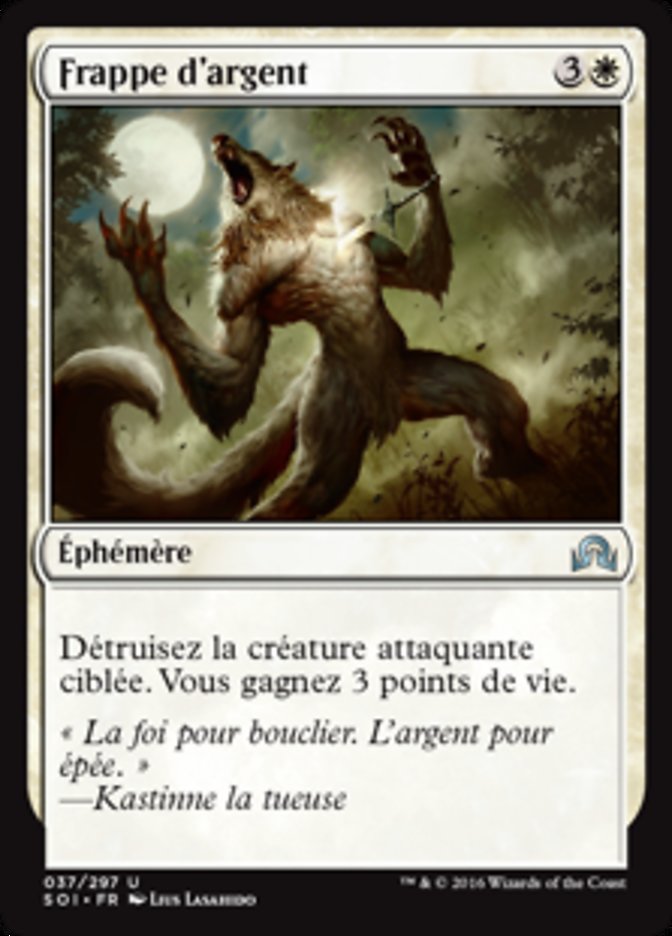 Frappe d'argent