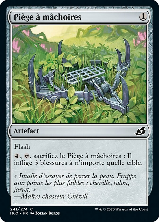 Piège à mâchoires