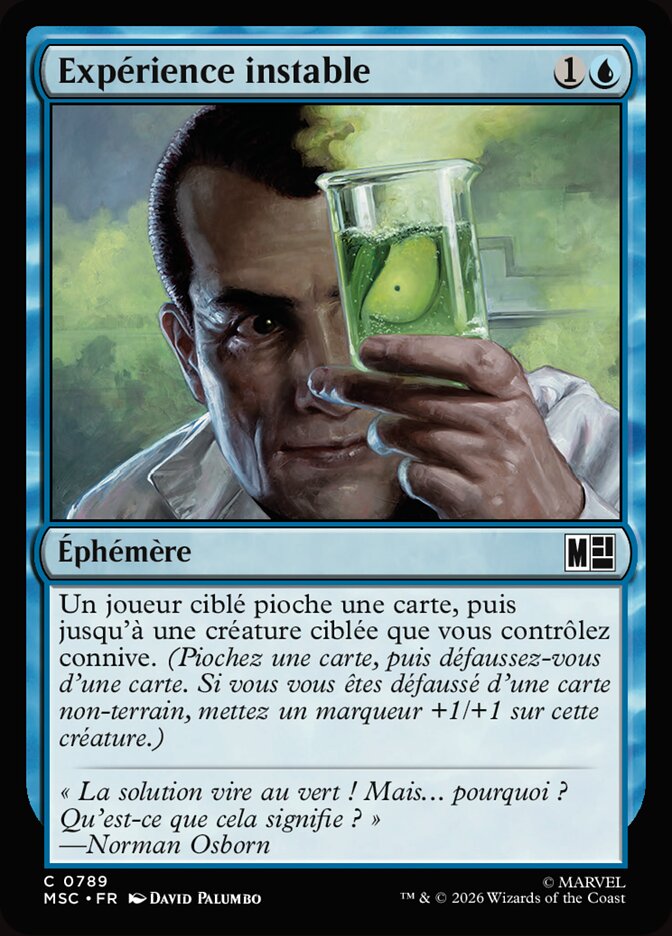 Expérience instable