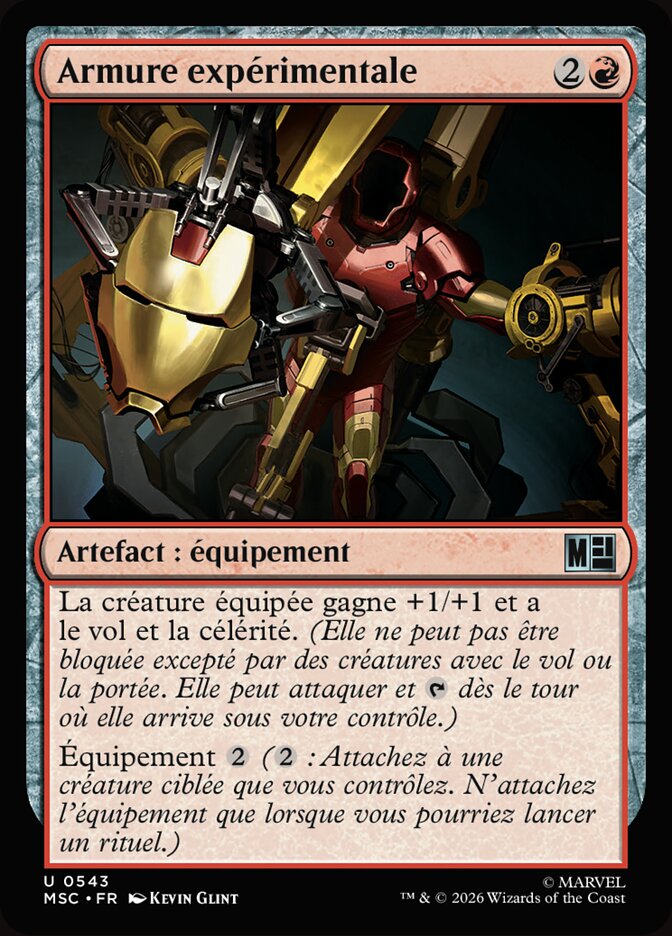 Armure expérimentale