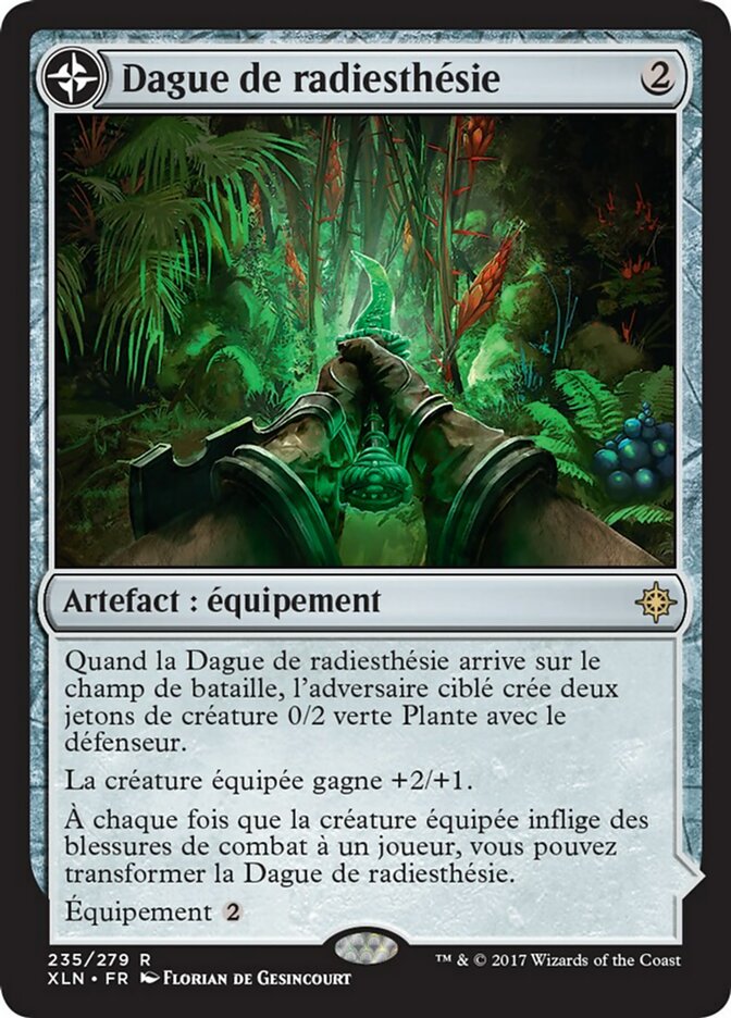 Dague de radiesthésie