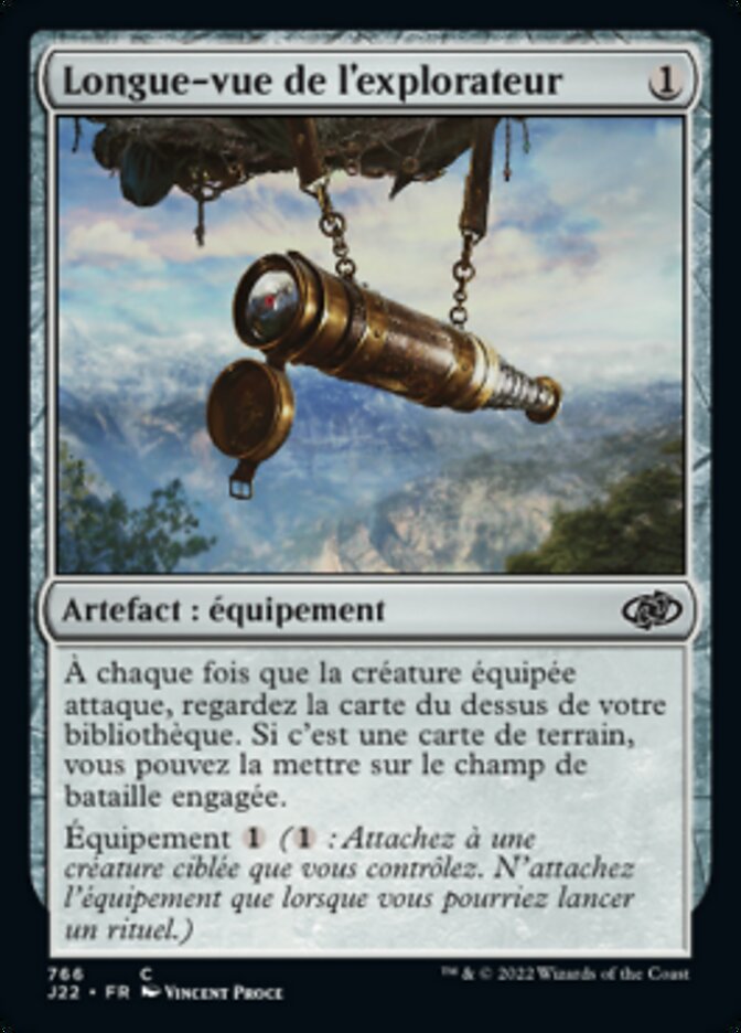 Longue-vue de l'explorateur