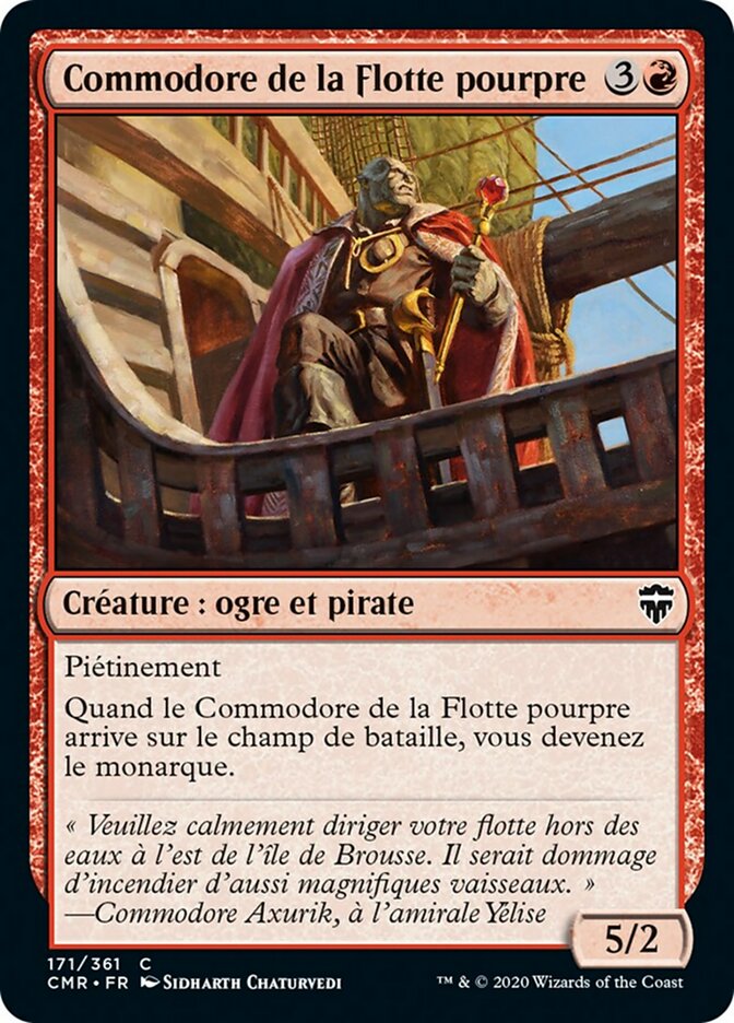 Commodore de la Flotte pourpre