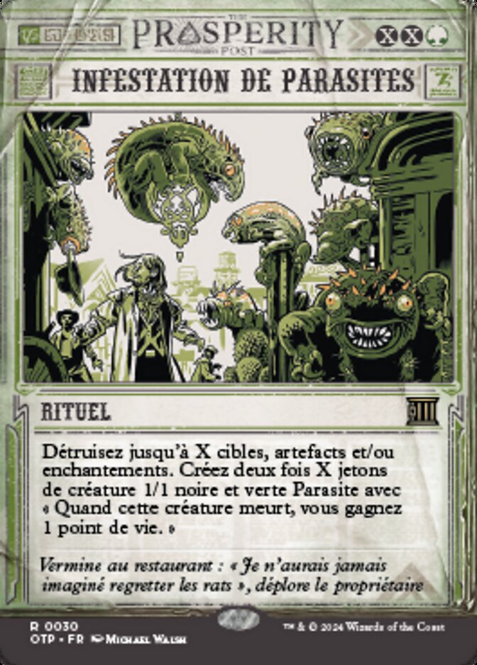 Infestation de parasites