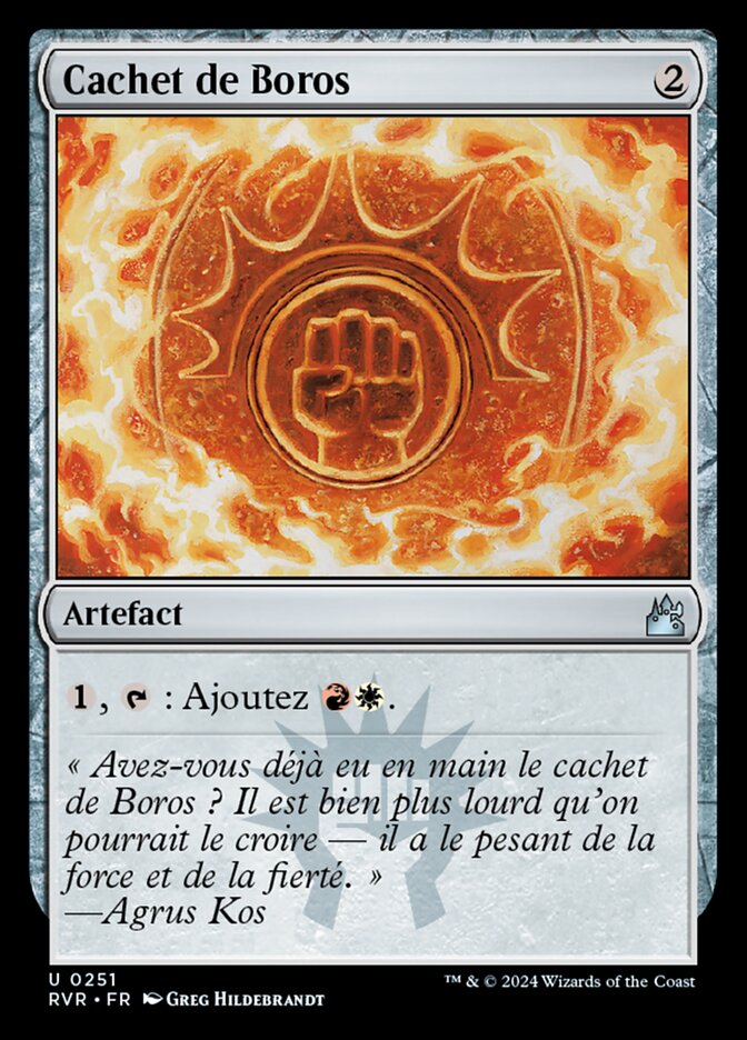 Cachet de Boros