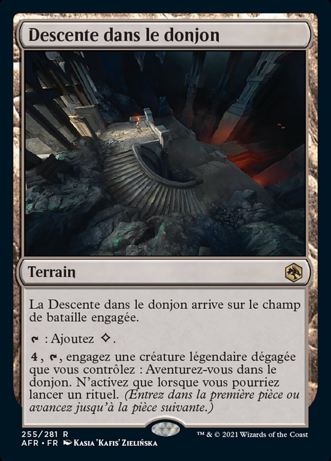 Descente dans le donjon