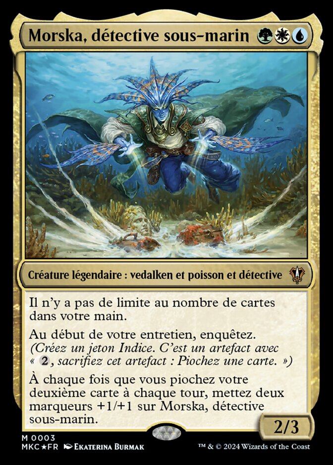 Morska, détective sous-marin