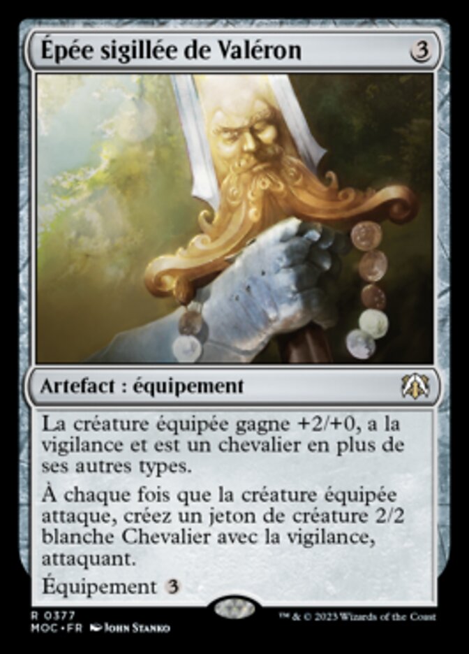 Épée sigillée de Valéron