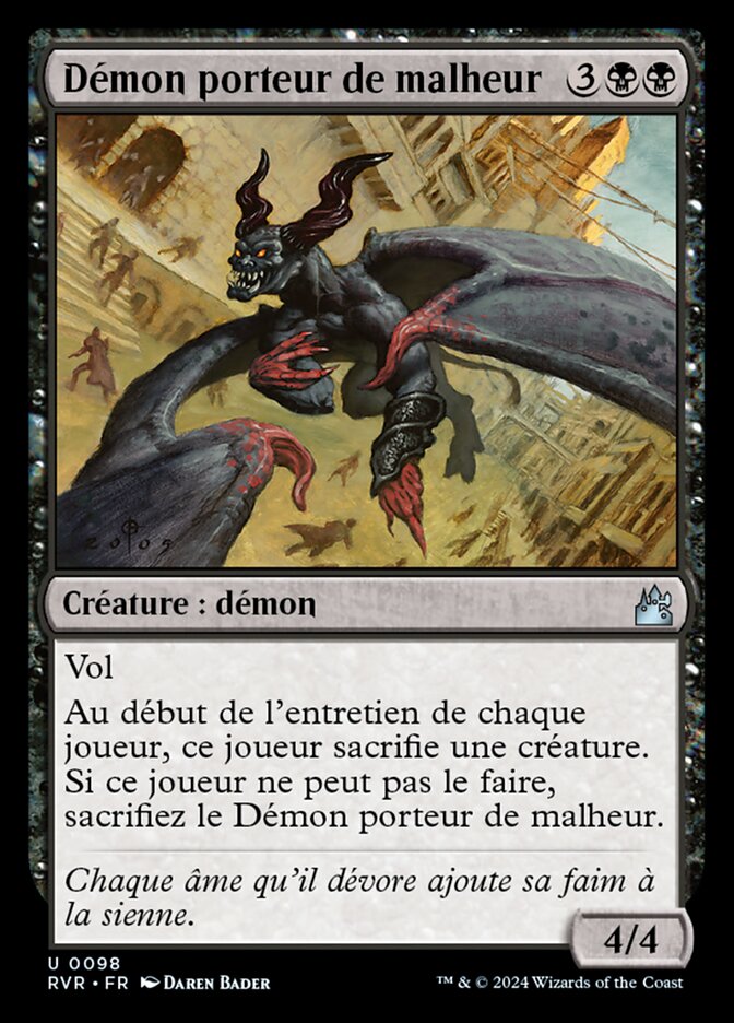 Démon porteur de malheur
