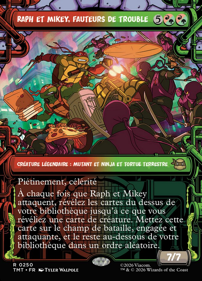 Raph et Mikey, fauteurs de trouble