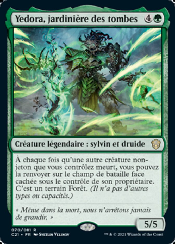 Yedora, jardinière des tombes