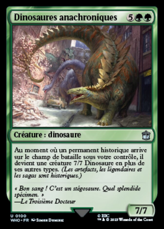 Dinosaures anachroniques
