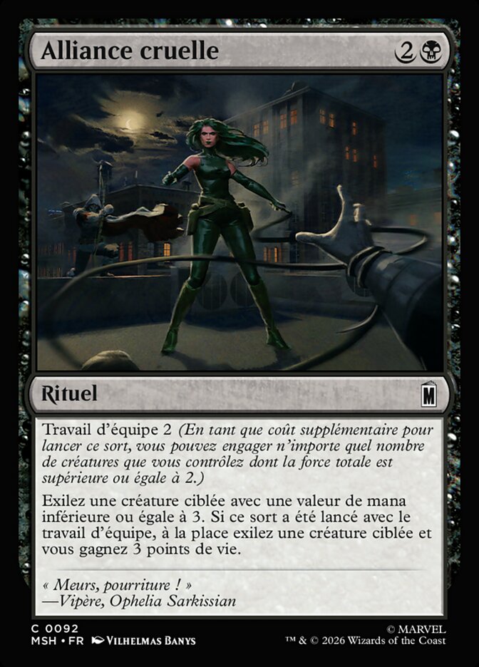Alliance cruelle