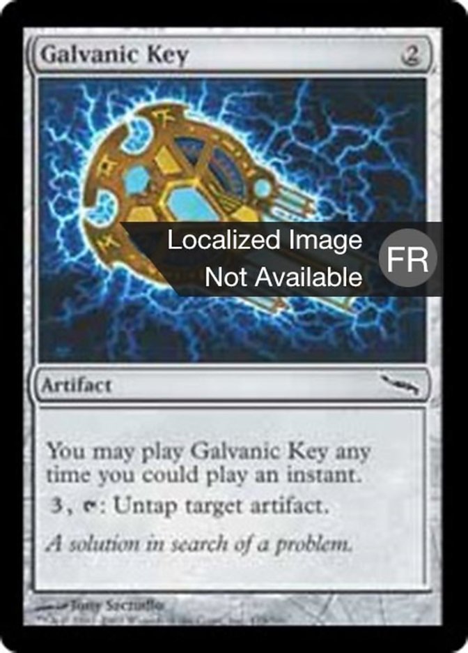 Clé galvanique