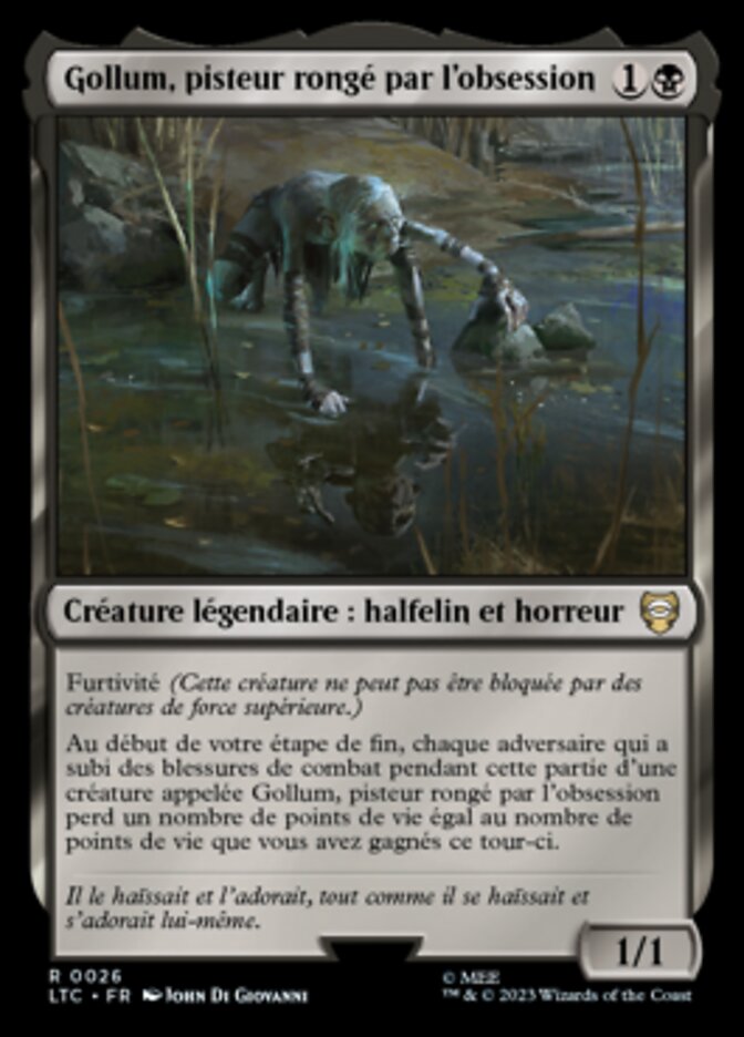 Gollum, pisteur rongé par l'obsession