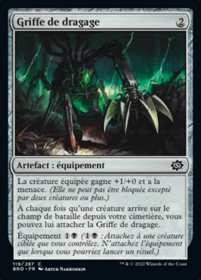 Griffe de dragage