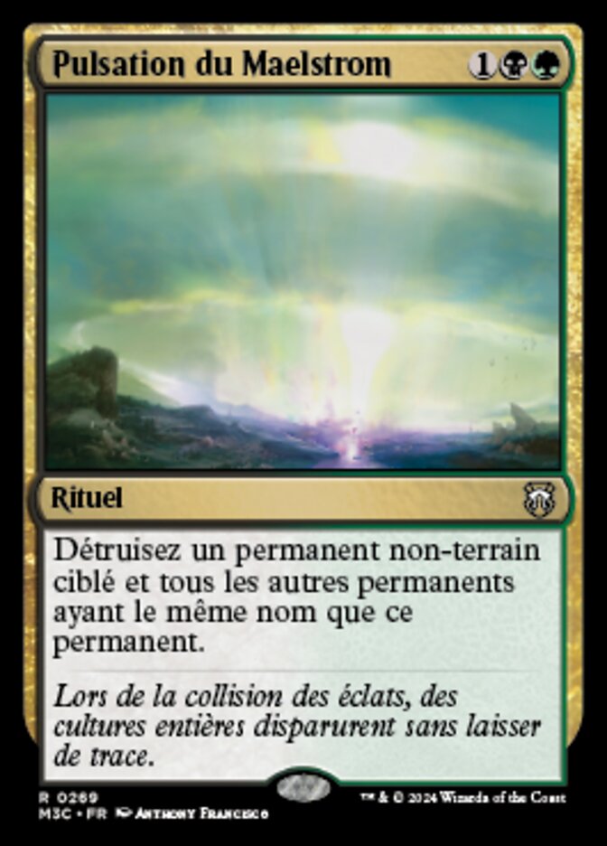 Pulsation du Maelstrom