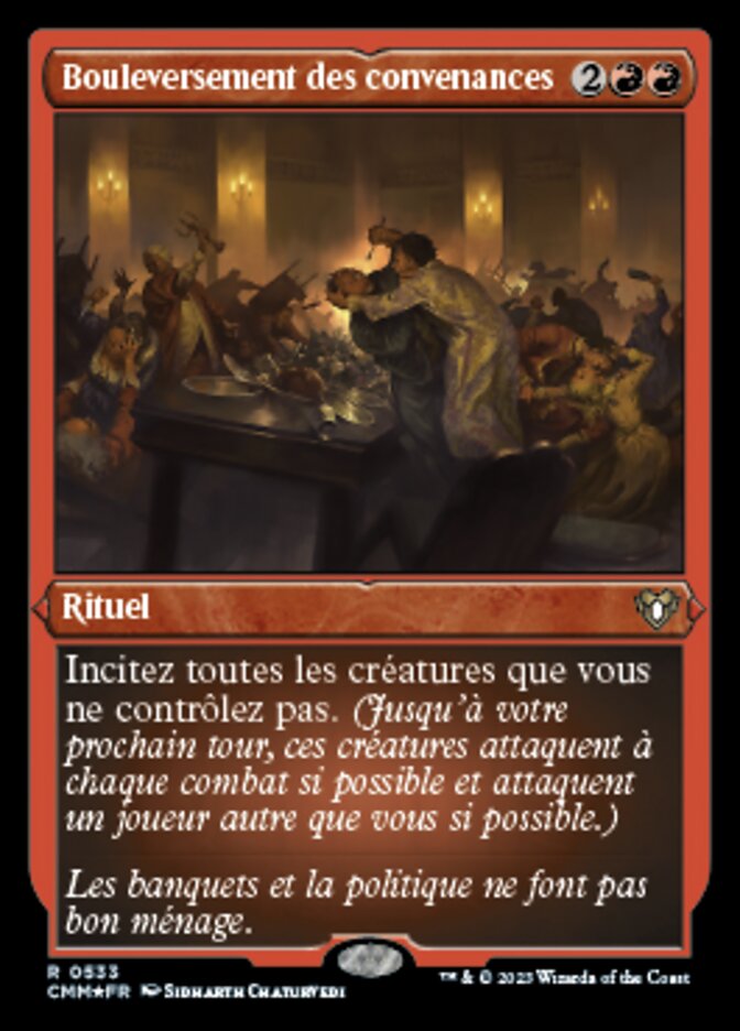 Bouleversement des convenances