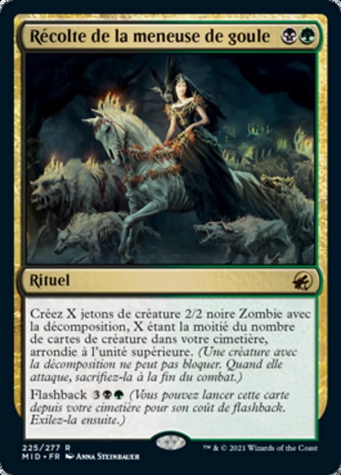 Récolte de la meneuse de goule